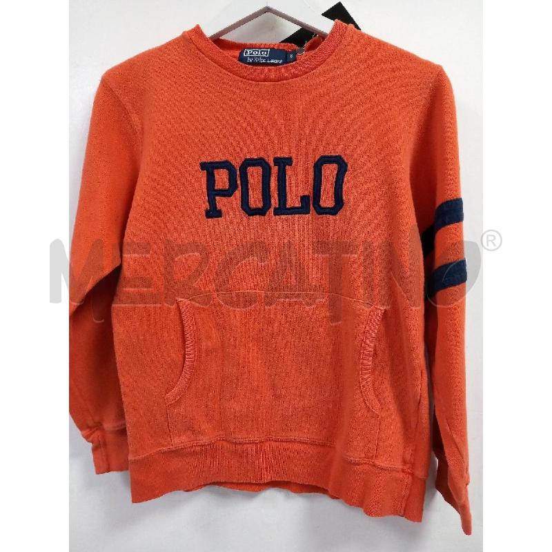 FELPA U POLO RALPH LAUREN ARANCIO | Mercatino dell'Usato Roma porta di roma 1