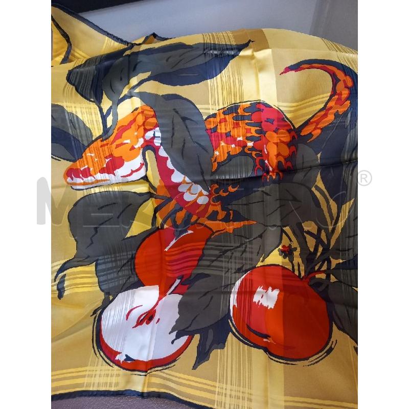 FOULARD BALENCIAGA SETA OCRA DA RIV | Mercatino dell'Usato Roma porta di roma 2