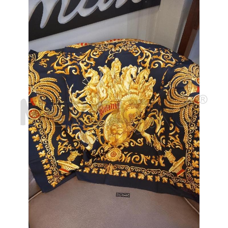 FOULARD JEAN PICARD NE MOTIVO ARCHITETTONICO DOR | Mercatino dell'Usato Roma porta di roma 1