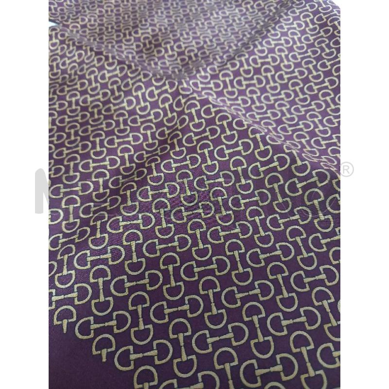 FOULARD PAOLO GUCCI ROSSO HORSEBIT PURA SETA | Mercatino dell'Usato Roma porta di roma 2
