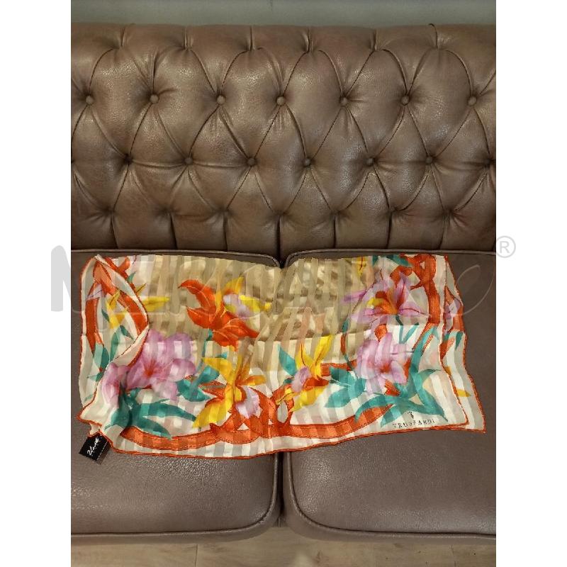 FOULARD TRUSSARDI MULTICOLOR | Mercatino dell'Usato Roma porta di roma 2