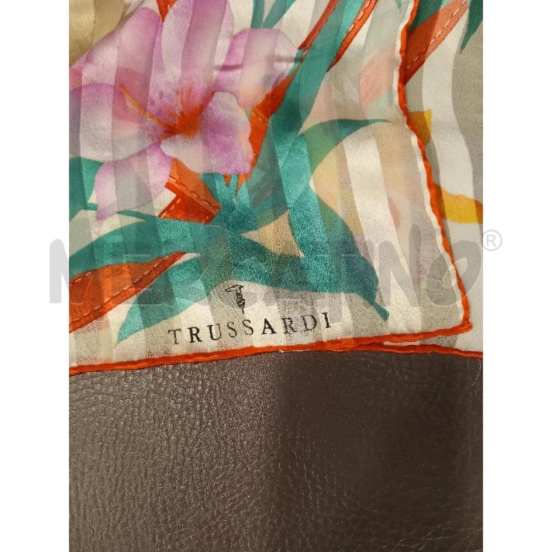 FOULARD TRUSSARDI MULTICOLOR | Mercatino dell'Usato Roma porta di roma 3