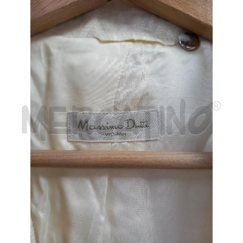 GIACCA DONNA MASSIMO DUTTI BIANCA | Mercatino dell'Usato Roma porta di roma 2