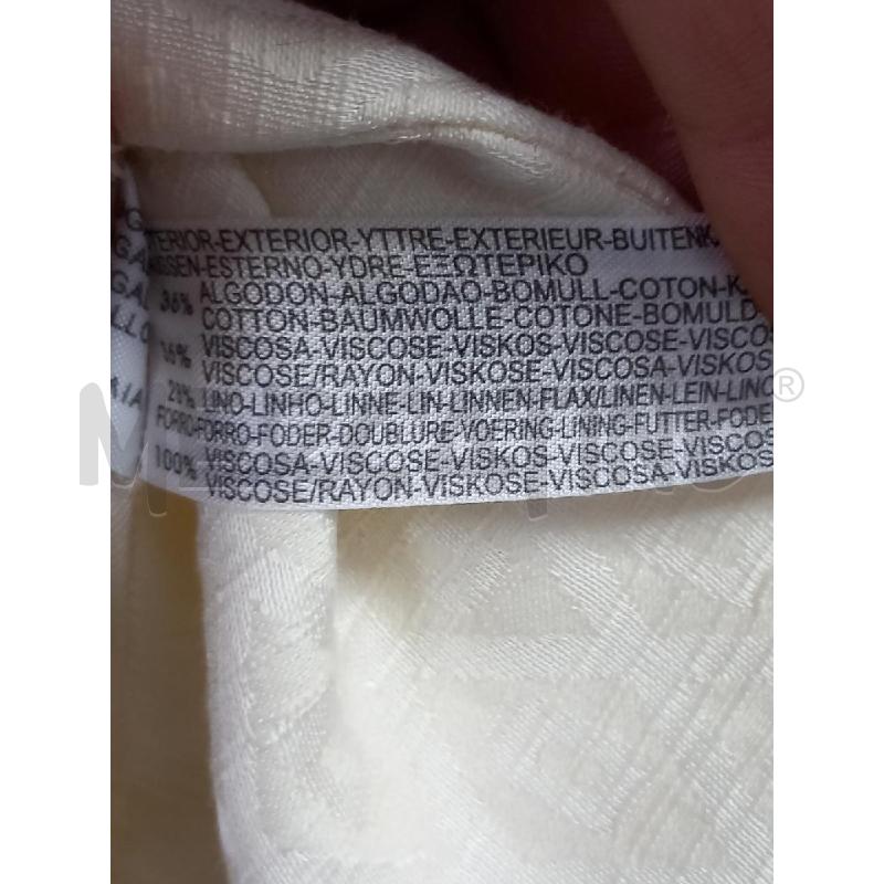 GIACCA DONNA MASSIMO DUTTI BIANCA | Mercatino dell'Usato Roma porta di roma 3