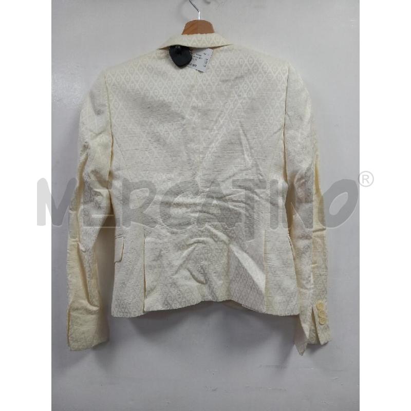 GIACCA DONNA MASSIMO DUTTI BIANCA | Mercatino dell'Usato Roma porta di roma 4