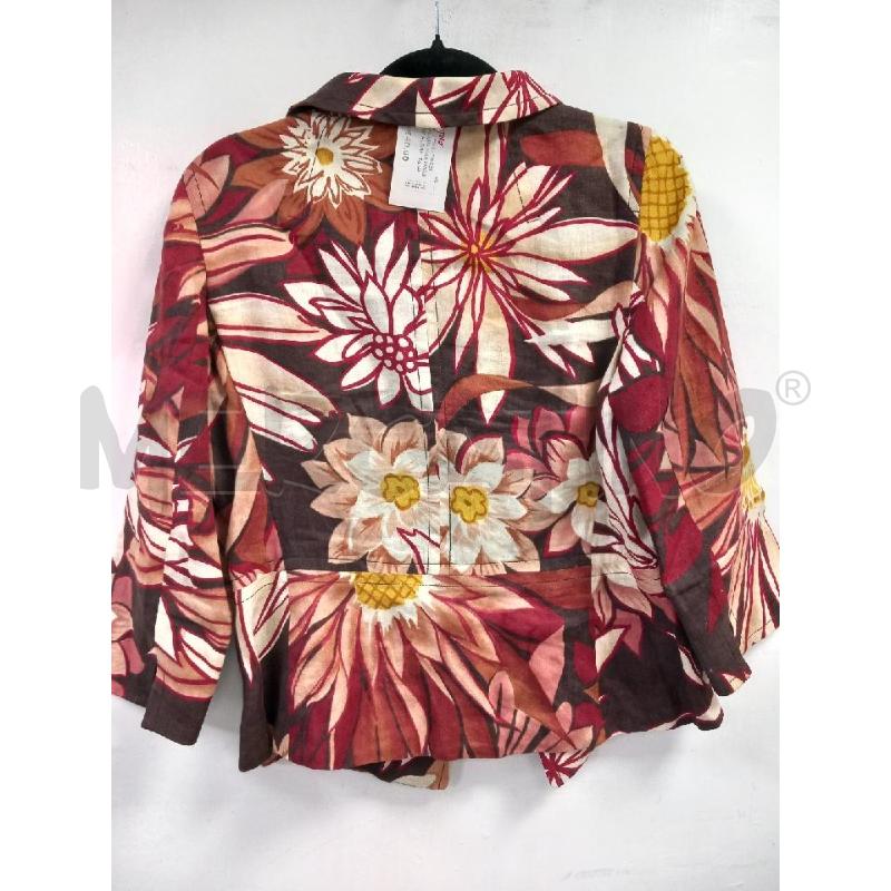GIACCA DONNA MAX MARA PURO LINO FLOREALE | Mercatino dell'Usato Roma porta di roma 2