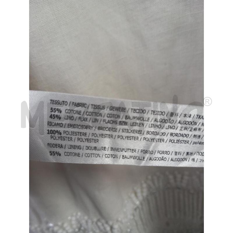 GIACCA DONNA TWINSET BIANCO PAILLETTES PERLINE BIANCHE | Mercatino dell'Usato Roma porta di roma 3