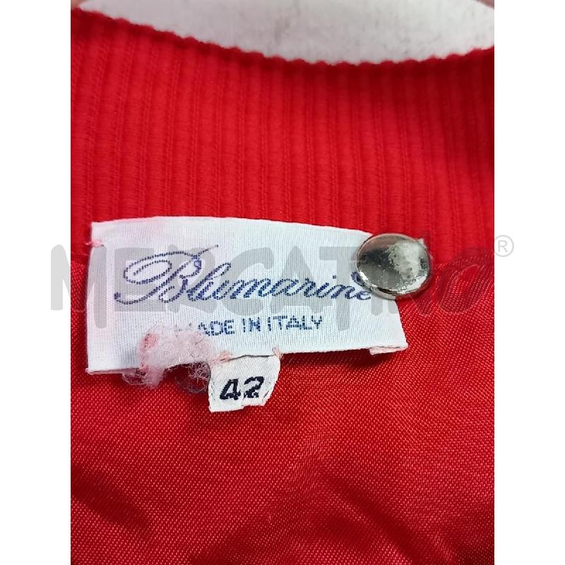 GIACCA D BLUMARINE ROSSO CROP BOTTONI GIOIELLO  | Mercatino dell'Usato Roma porta di roma 2