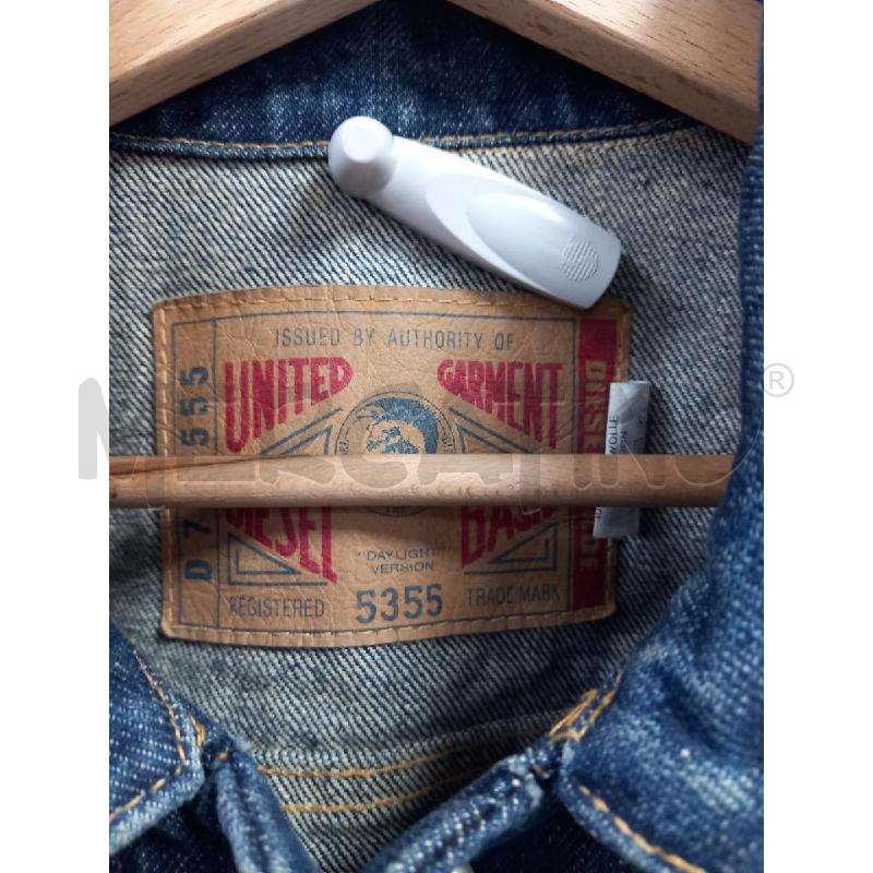 GIACCA D DIESEL BLU DENIM SMANICATO | Mercatino dell'Usato Roma porta di roma 2