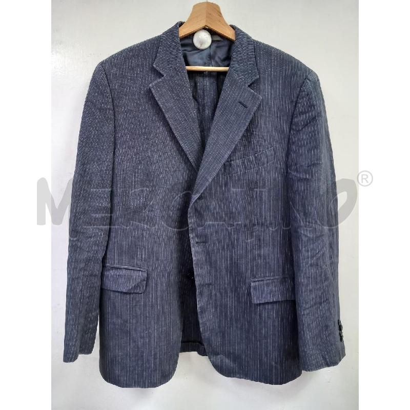 GIACCA UOMO ANGELICO BLU LINO  | Mercatino dell'Usato Roma porta di roma 1