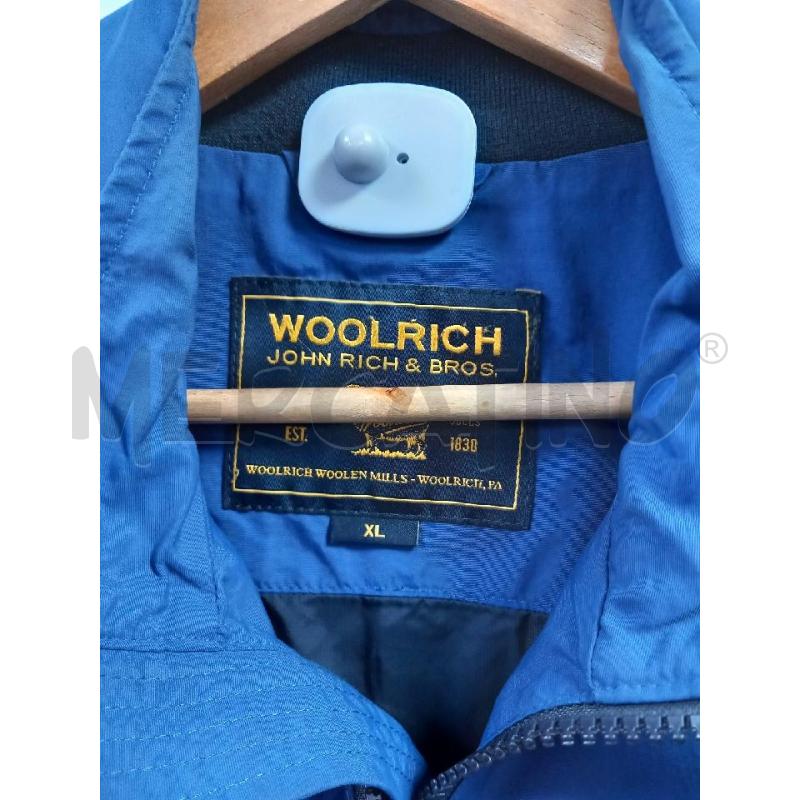 GIACCA UOMO WOOLRICH BLU | Mercatino dell'Usato Roma porta di roma 2