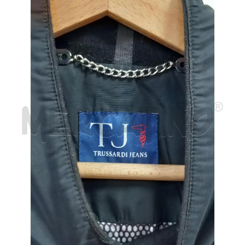 GIACCA U TRUSSARDI JEANS NERO PELLE  | Mercatino dell'Usato Roma porta di roma 2