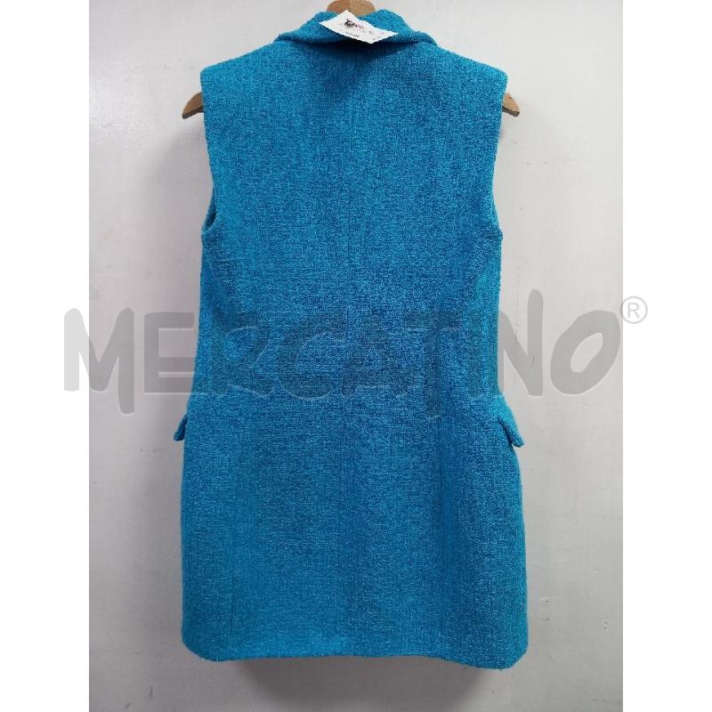 GILET DONNA ZARA AZZURRO | Mercatino dell'Usato Roma porta di roma 3
