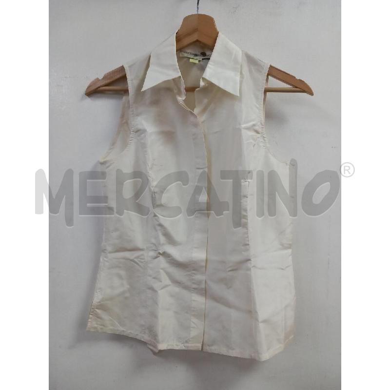 GILET D BLUNAUTA BEIGE PURA SETA | Mercatino dell'Usato Roma porta di roma 1