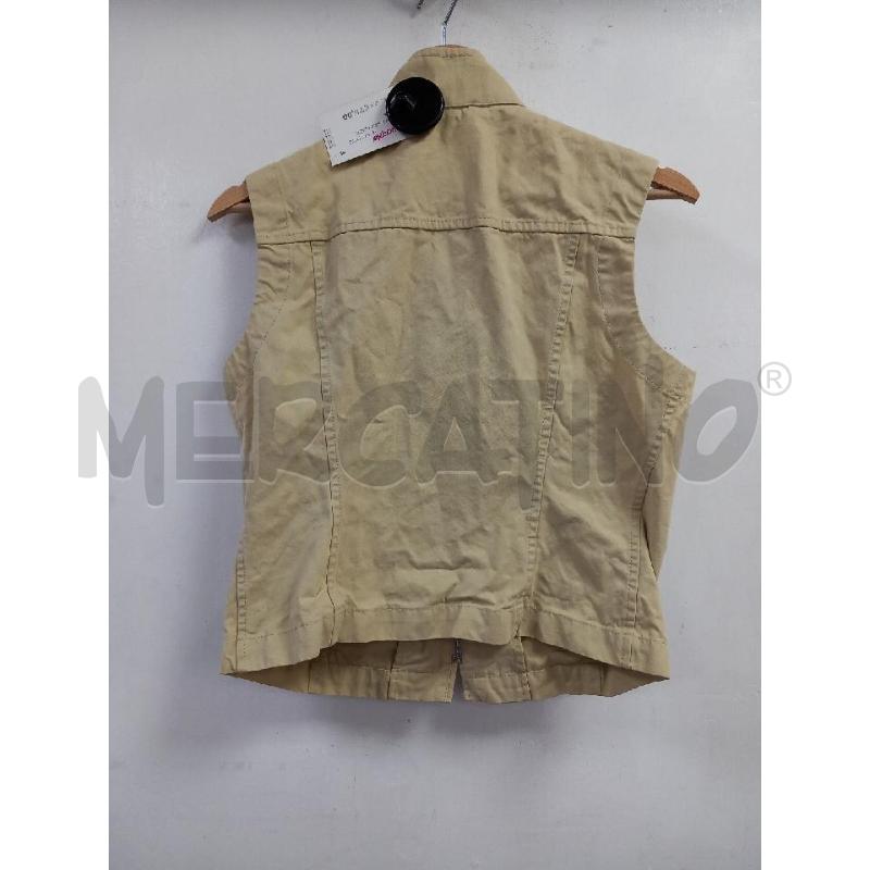 GILET D FAY BEIGE | Mercatino dell'Usato Roma porta di roma 2