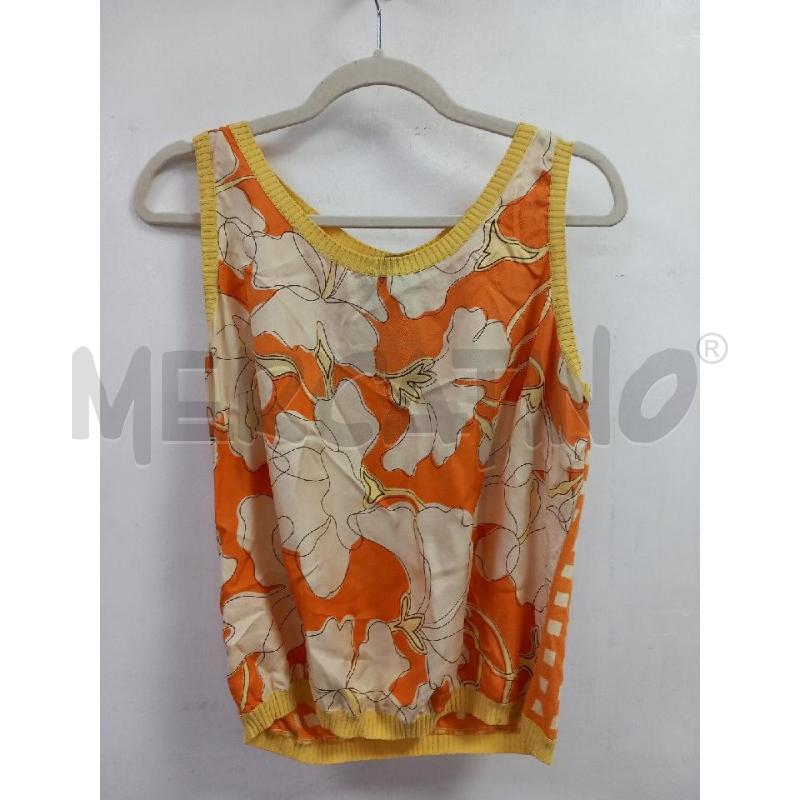 GILET D MOSCHINO CHEAP AND CHIC ARANCIO GIALLO | Mercatino dell'Usato Roma porta di roma 1