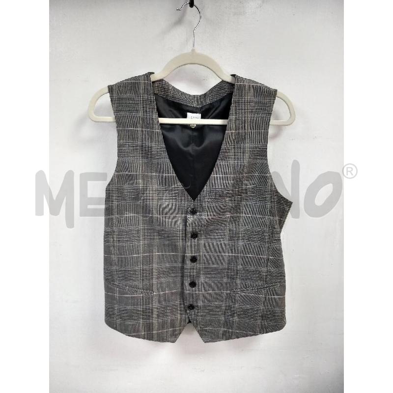 GILET U DAVID NAMAN GRIGIO TARTAN | Mercatino dell'Usato Roma porta di roma 1