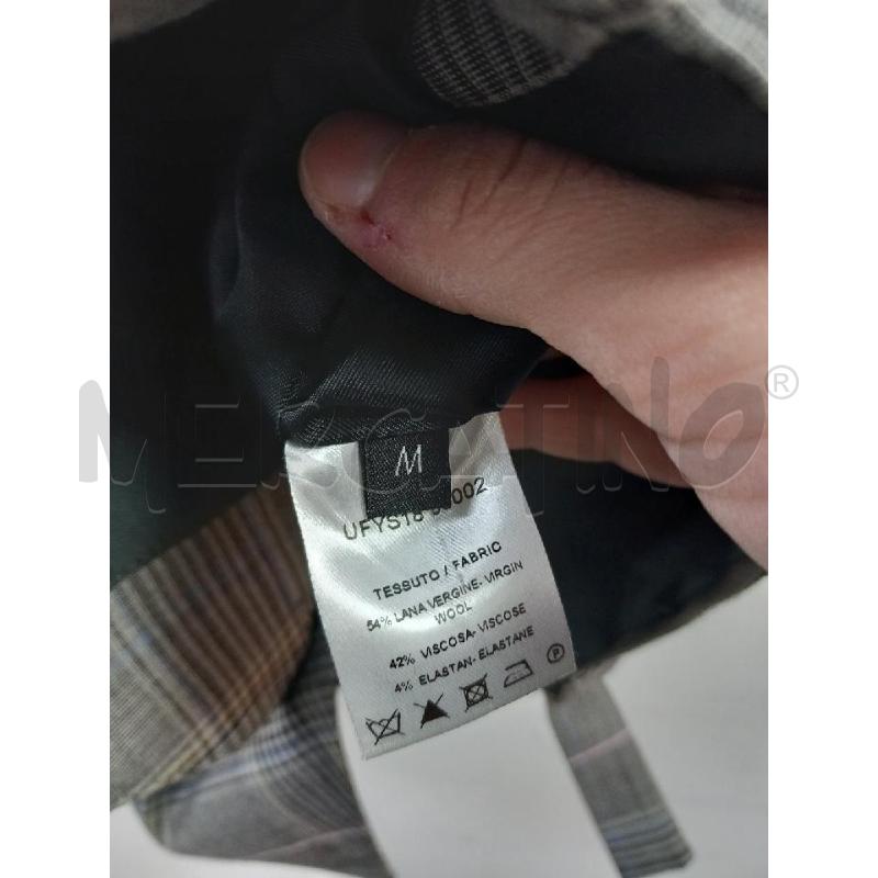 GILET U DAVID NAMAN GRIGIO TARTAN | Mercatino dell'Usato Roma porta di roma 4