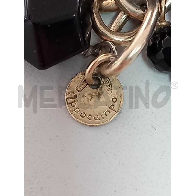 GIRO COLLO IPPOCAMPO HORSEBIT NERO DORATO ARG | Mercatino dell'Usato Roma porta di roma 4