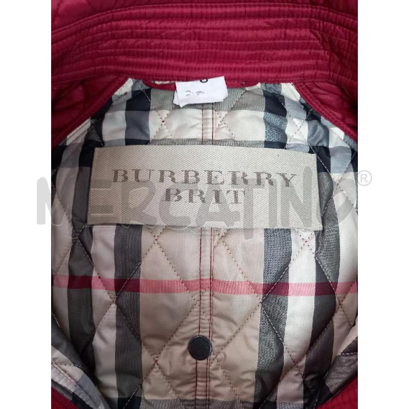 GIUBBOTTO D BURBERRY BRIT ROSSO | Mercatino dell'Usato Roma porta di roma 2