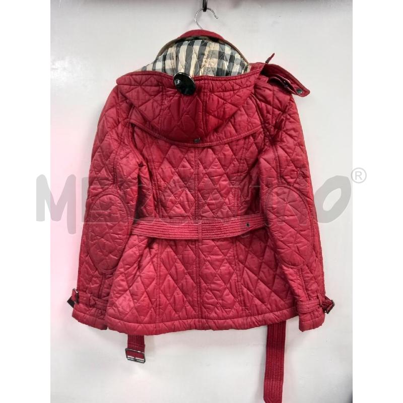 GIUBBOTTO D BURBERRY BRIT ROSSO | Mercatino dell'Usato Roma porta di roma 5