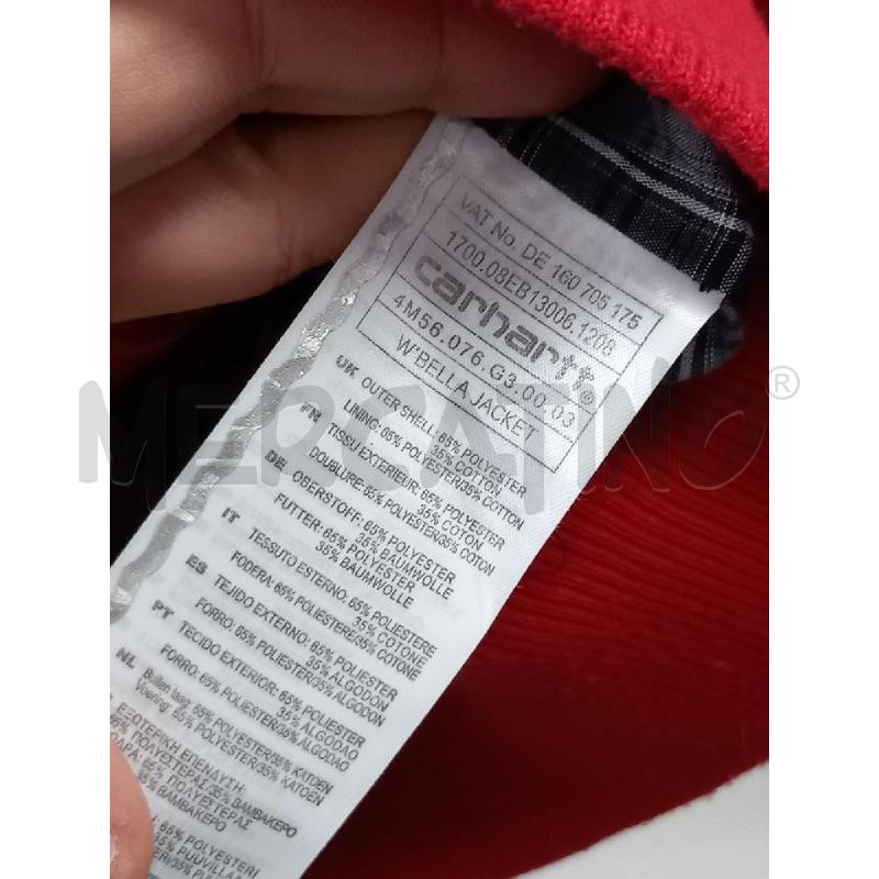 GIUBBOTTO D CARHARTT ROSSO | Mercatino dell'Usato Roma porta di roma 3