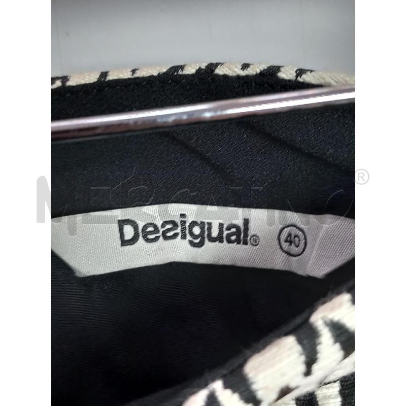 GONNA DESIGUAL BEIGE NERO | Mercatino dell'Usato Roma porta di roma 3