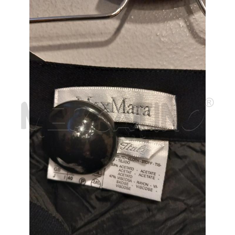 GONNA MAXMARA NERO | Mercatino dell'Usato Roma porta di roma 2