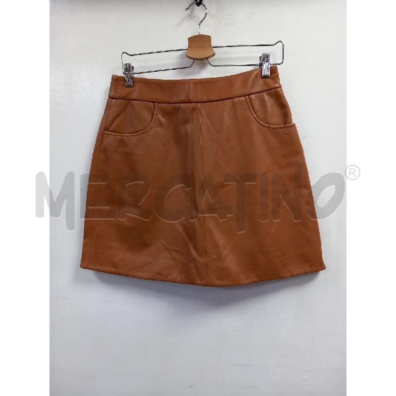 GONNA TRUSSARDI MARRONE PELLE | Mercatino dell'Usato Roma porta di roma 1