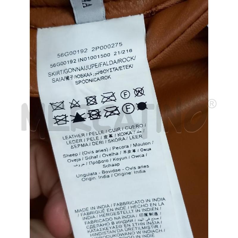 GONNA TRUSSARDI MARRONE PELLE | Mercatino dell'Usato Roma porta di roma 3