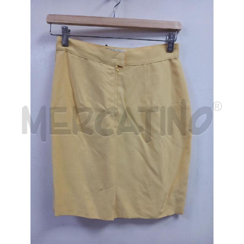 GONNA  MAXMARA GIALLO SETA  | Mercatino dell'Usato Roma porta di roma 1