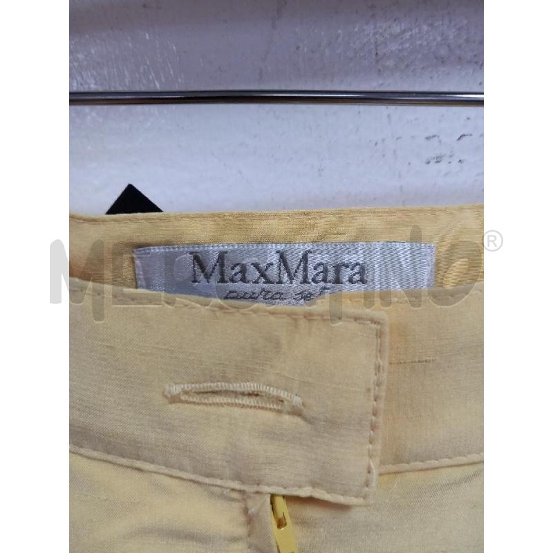 GONNA  MAXMARA GIALLO SETA  | Mercatino dell'Usato Roma porta di roma 2