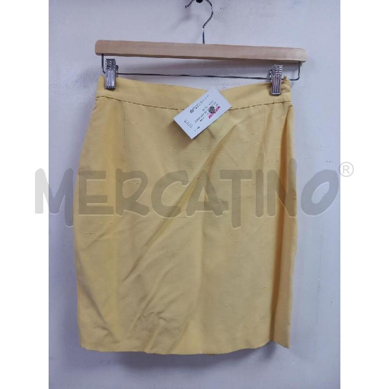 GONNA  MAXMARA GIALLO SETA  | Mercatino dell'Usato Roma porta di roma 3