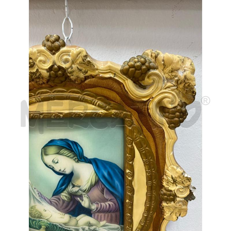 ICONA LEGNO MADONNA LUCE | Mercatino dell'Usato Roma porta di roma 4