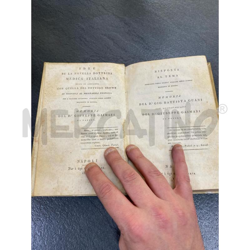 IDEE SU LA NOVELLA DOTTRINA MEDICA ITALIANA | Mercatino dell'Usato Roma porta di roma 2