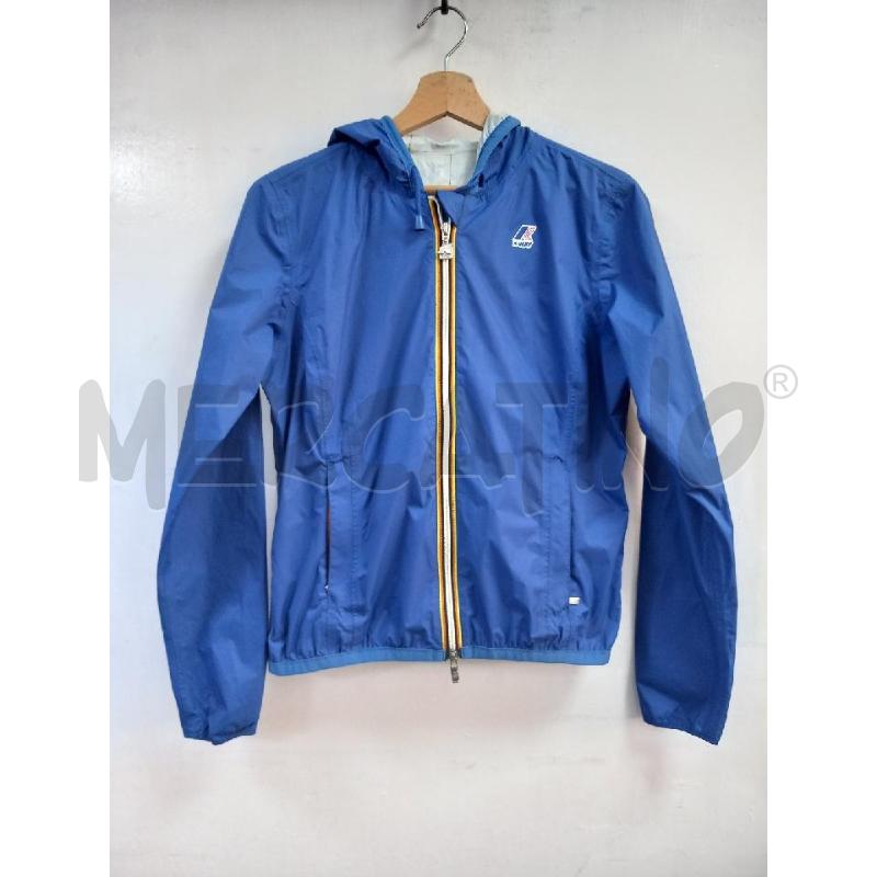 IMPERMEABILE D KWAY BLU | Mercatino dell'Usato Roma porta di roma 1