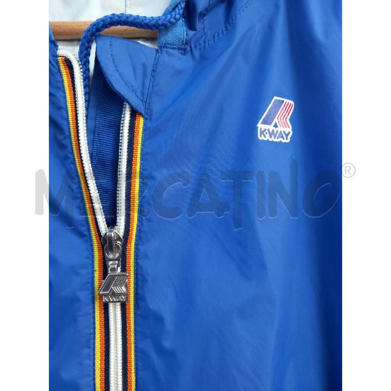 IMPERMEABILE D KWAY BLU | Mercatino dell'Usato Roma porta di roma 2