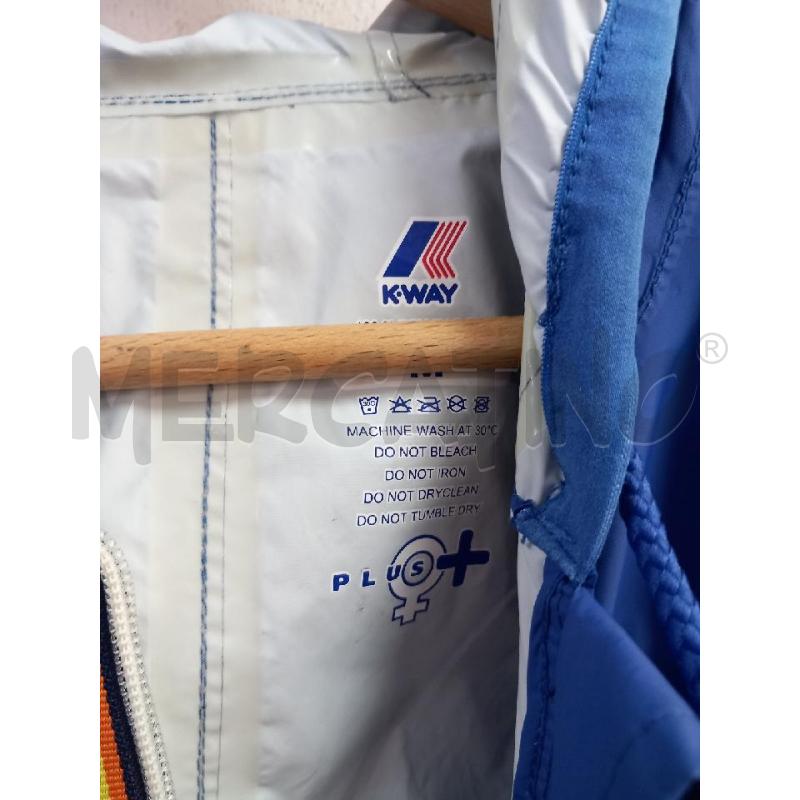 IMPERMEABILE D KWAY BLU | Mercatino dell'Usato Roma porta di roma 3