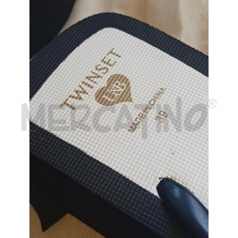 INFRADITO DONNA TWINSET PLATFORM BIA/NE | Mercatino dell'Usato Roma porta di roma 4