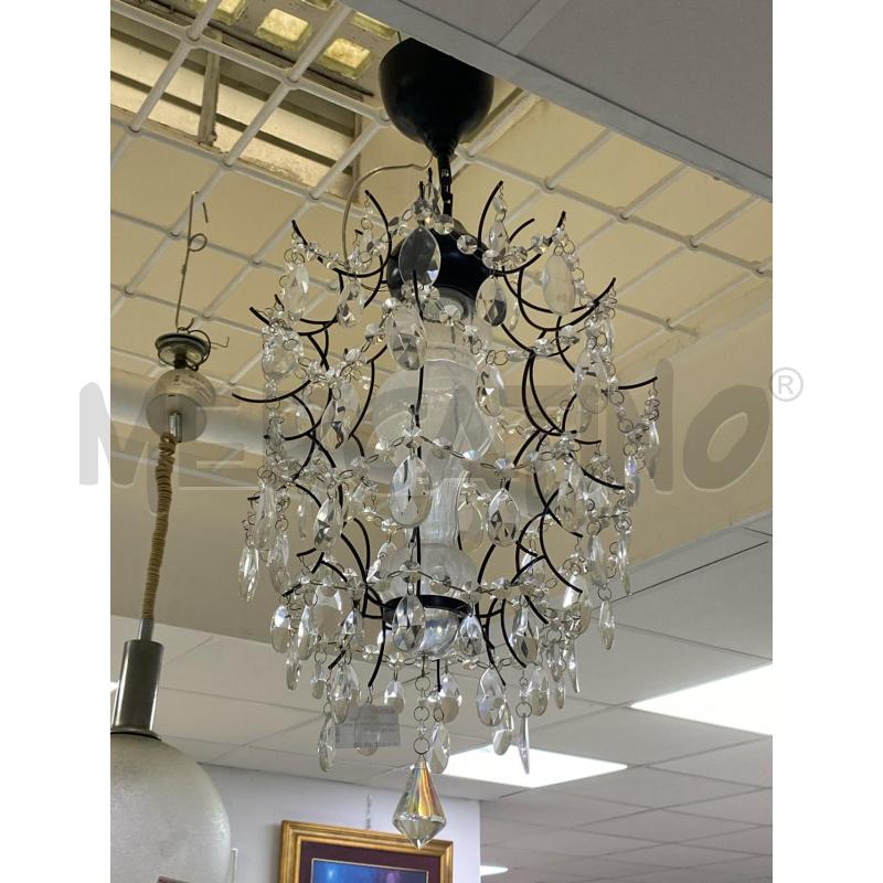LAMPADARIO GOCCE AMPOLLA DETRO VETRO | Mercatino dell'Usato Roma porta di roma 2