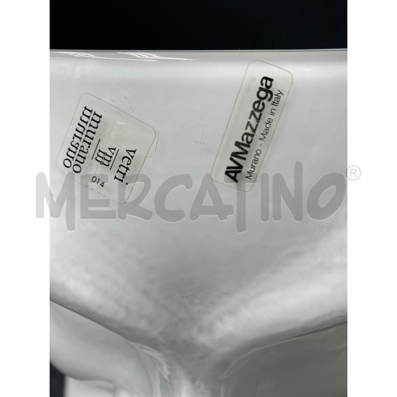 LAMPADA MASCHERA VETRO OPALINO MAZZEGA MURANO | Mercatino dell'Usato Roma porta di roma 3