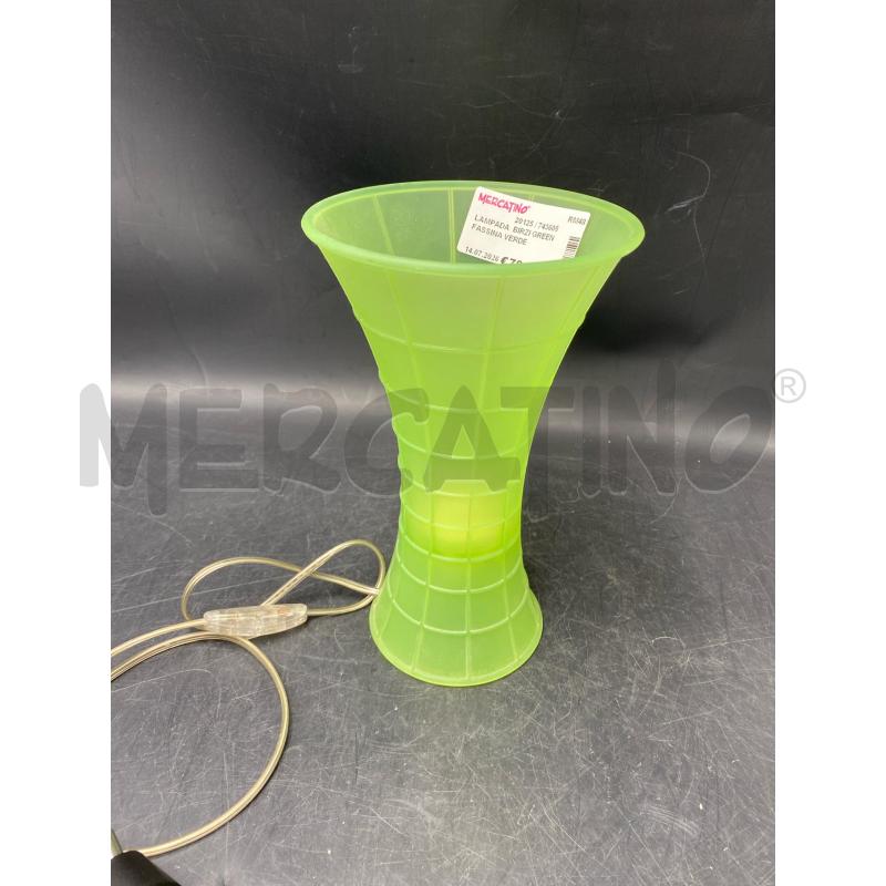 LAMPADA  BIRZI GREEN FASSINA VERDE | Mercatino dell'Usato Roma porta di roma 1