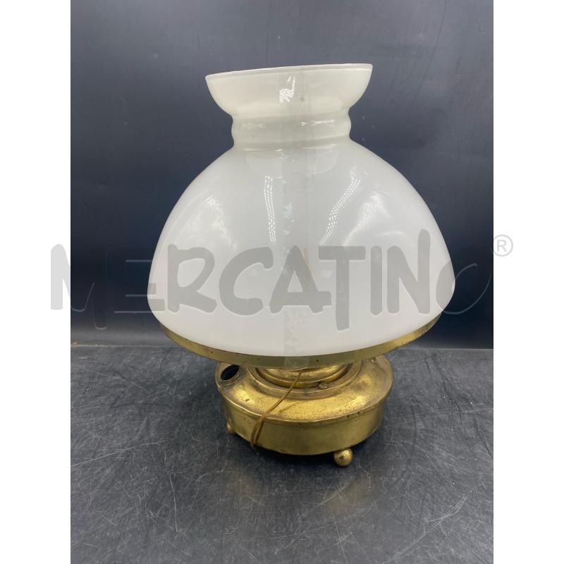 LAMPADA  OTTONE OPALINE | Mercatino dell'Usato Roma porta di roma 1