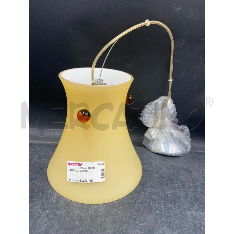 LAMPADA  VETRP  | Mercatino dell'Usato Roma porta di roma 1