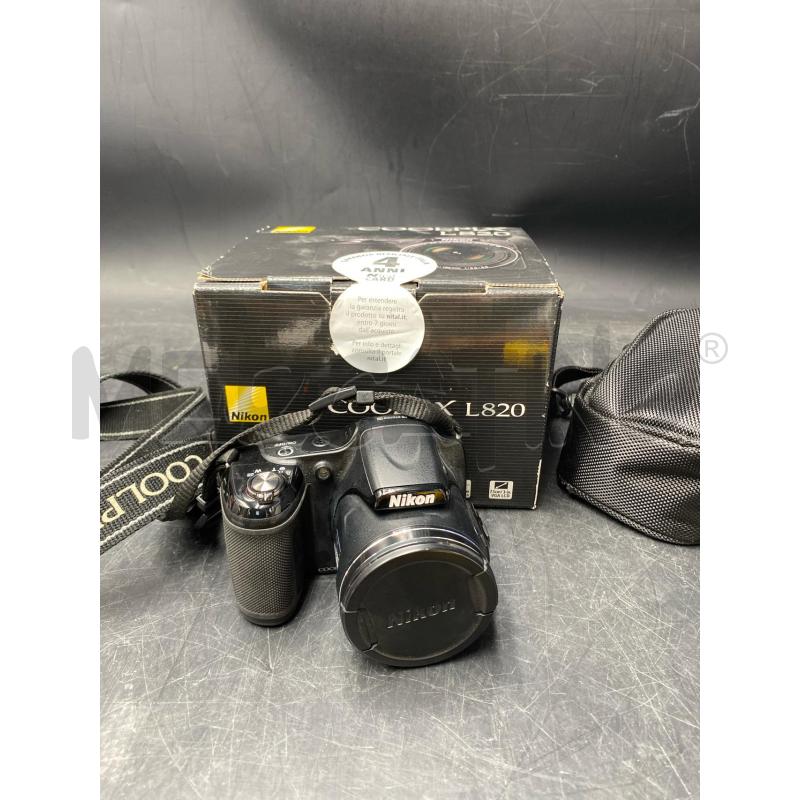MACCHINA FOTOGRAFICA NIKON COOLPIX L820 + CUSTODIA | Mercatino dell'Usato Roma porta di roma 1