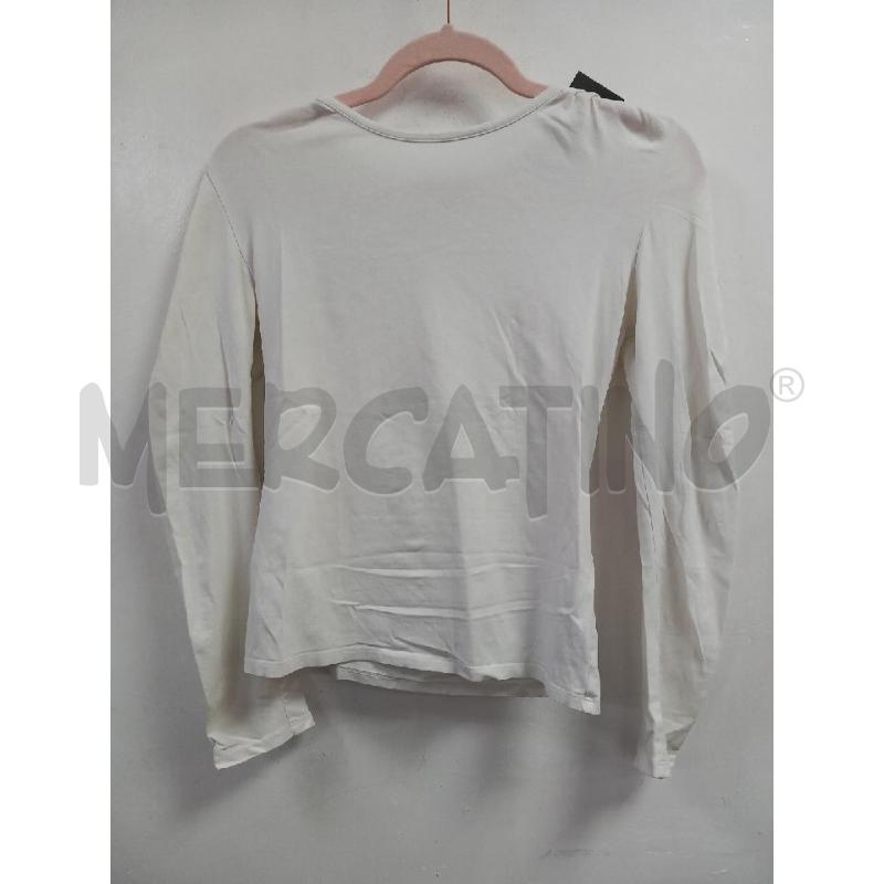 MAGLIA B BUERBERRY BIANCO | Mercatino dell'Usato Roma porta di roma 1