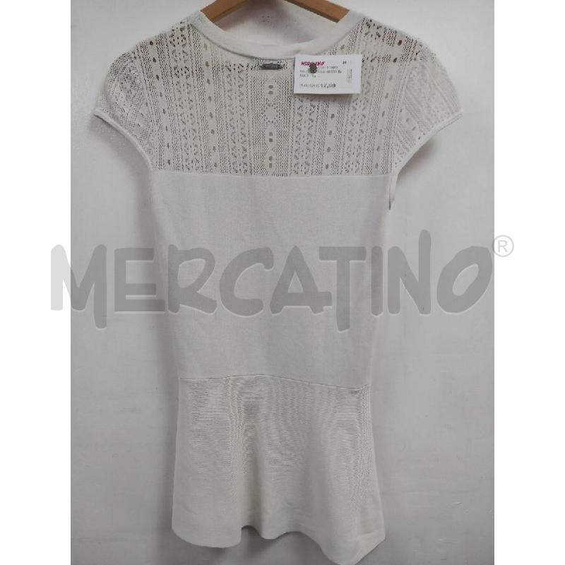 MAGLIA DONNA GUESS BIANCA  | Mercatino dell'Usato Roma porta di roma 2