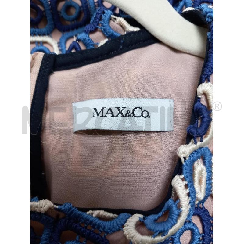 MAGLIA DONNA MAX&CO BLU TURCHESE FANTASIA | Mercatino dell'Usato Roma porta di roma 3