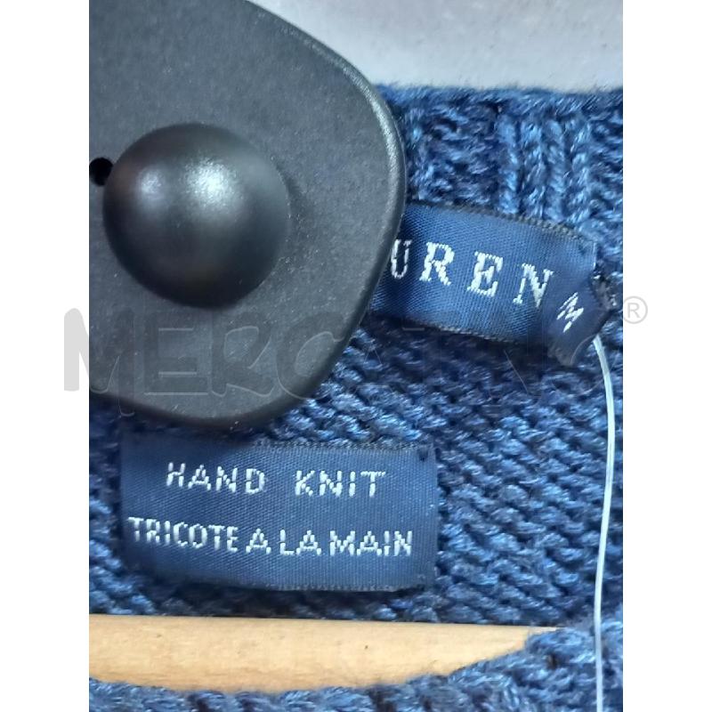 MAGLIA DONNA RALPH LAUREN BLU FATTO A MANO | Mercatino dell'Usato Roma porta di roma 2