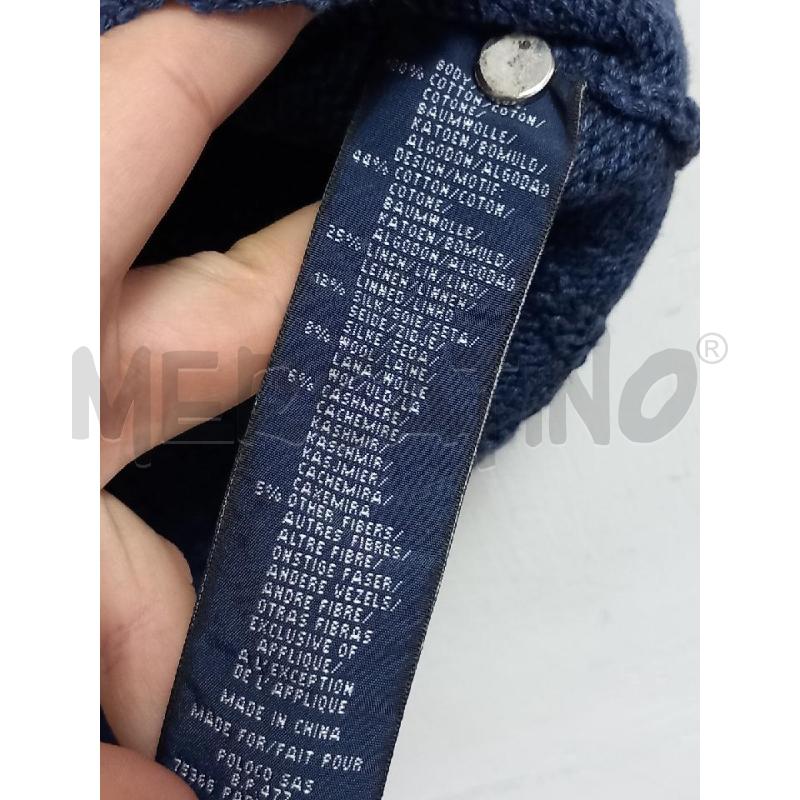 MAGLIA DONNA RALPH LAUREN BLU FATTO A MANO | Mercatino dell'Usato Roma porta di roma 3